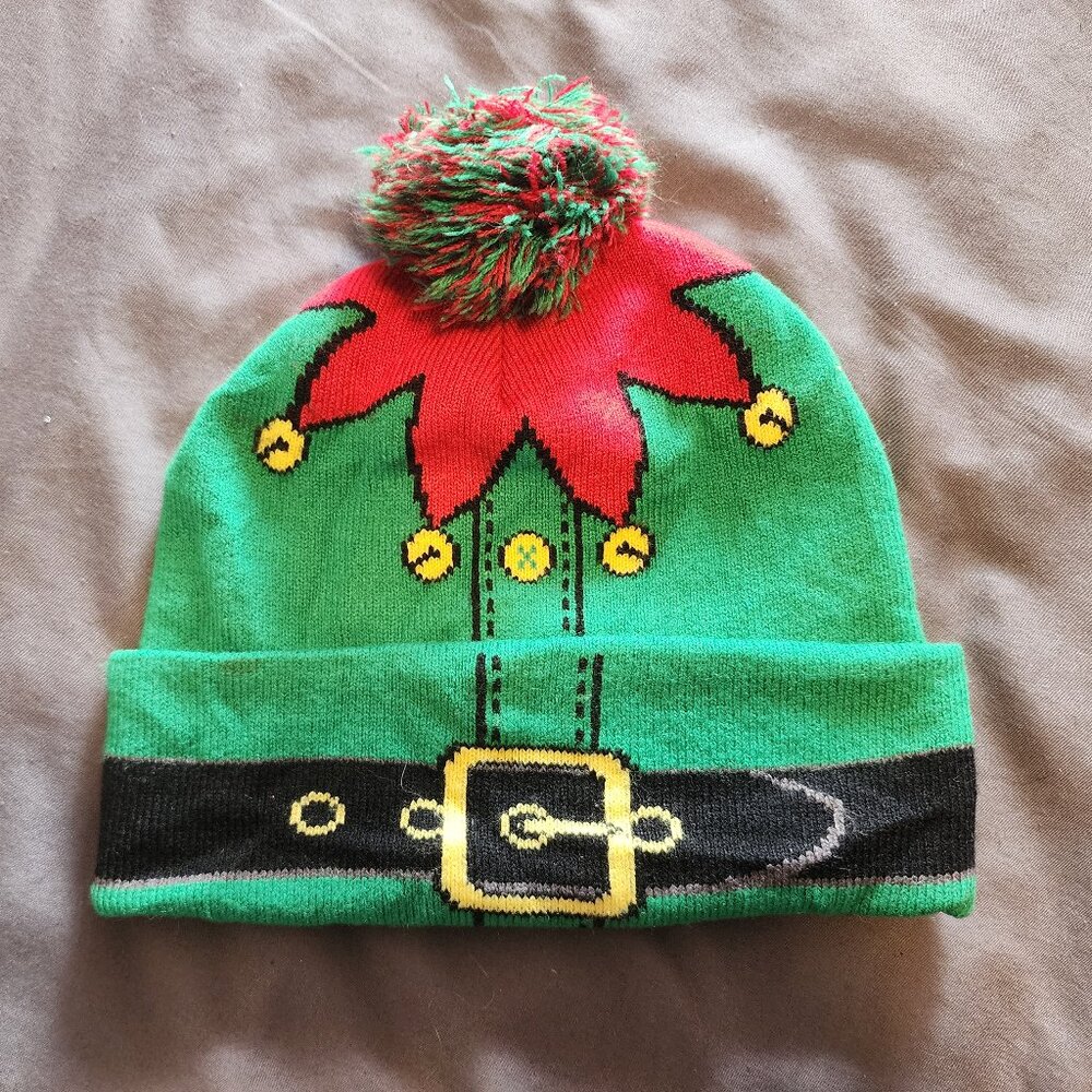Holiday elf tuque